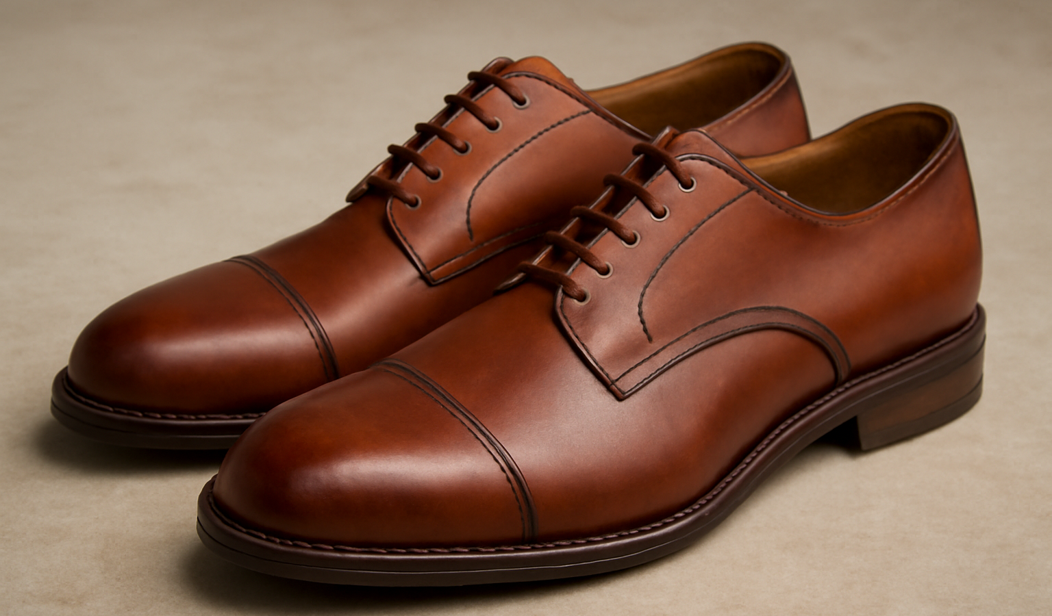 chaussures en cuir posées côte à côte