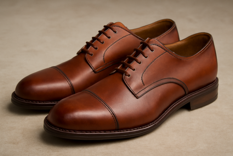 chaussures en cuir posées côte à côte