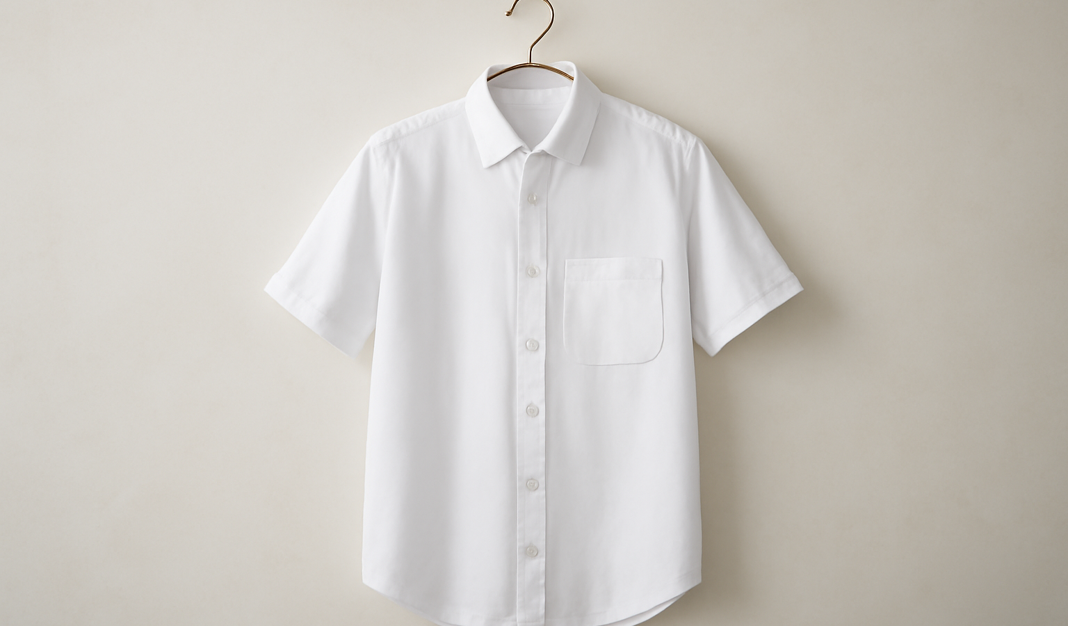 chemise basique sur cintre minimaliste