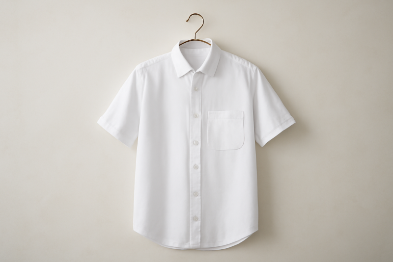 chemise basique sur cintre minimaliste