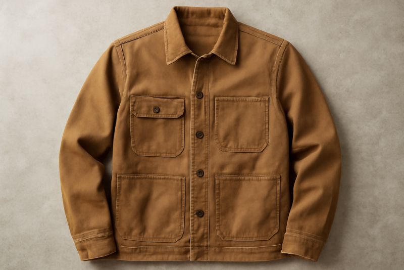 veste workwear aux details techniques